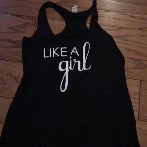 Like a girl tank